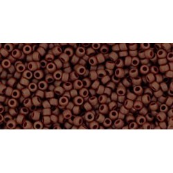 15/0 Toho Opaque-Frosted Oxblood 10g