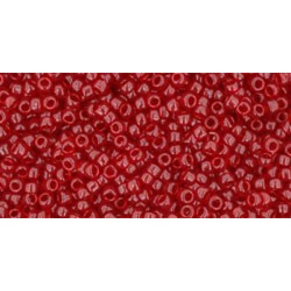 15/0 Toho Transparent Ruby 10g