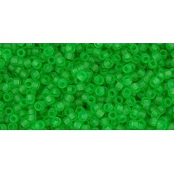 15/0 Toho Transparent-Fr Peridot 10g