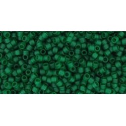 15/0 Toho Transparent-Fr Green Emerald 10g