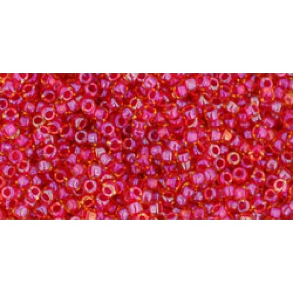 Toho Nr15 Ins.color Rnbw Lt Topaz/Mauve, 10g