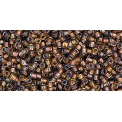 Toho Nr15 Gold - Lined Topaz 10g