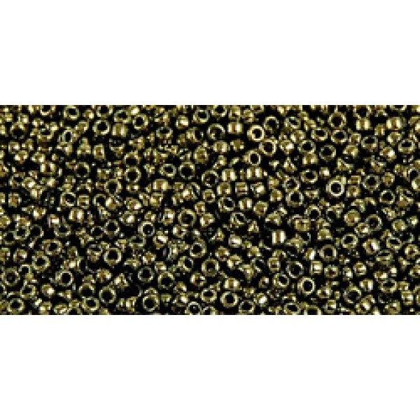 Toho Nr15 Gold lustered Dk Chocolate Bronze (10g)