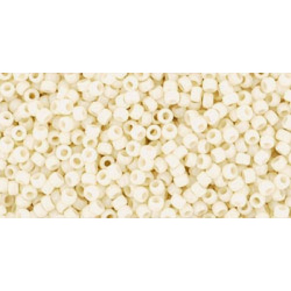 15/0 Toho Opaque Lt Beige 10g