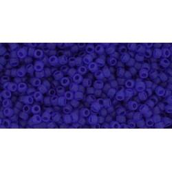 15/0 Toho Transparent-Fr Dk Sapphire 10g