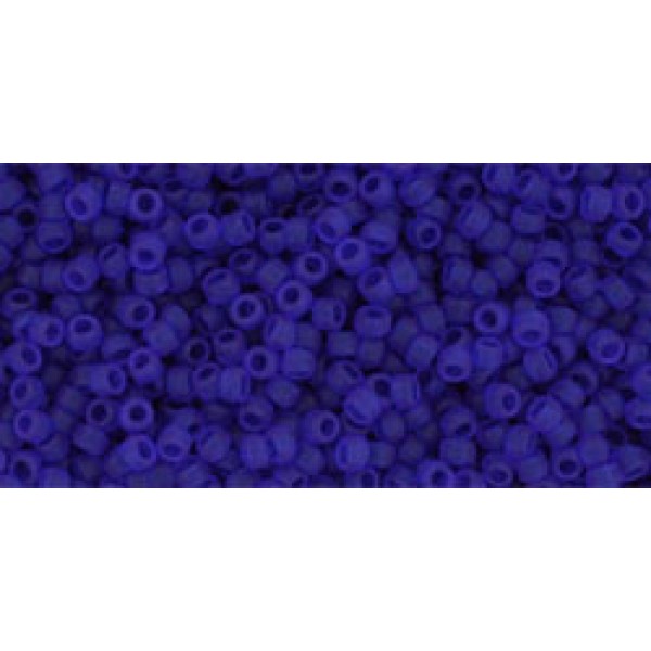 15/0 Toho Transparent-Fr Dk Sapphire 10g