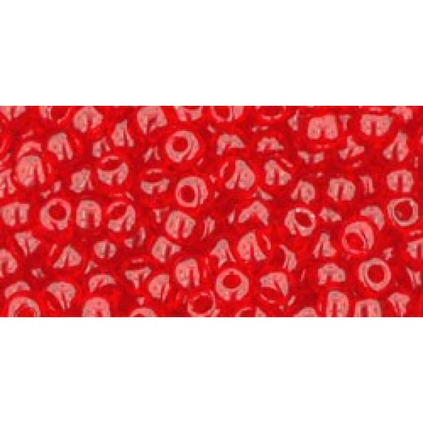 Toho Transparent Siam Ruby 20g