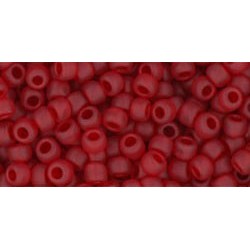 08/0 Toho Transparent-Frosted Ruby 20g