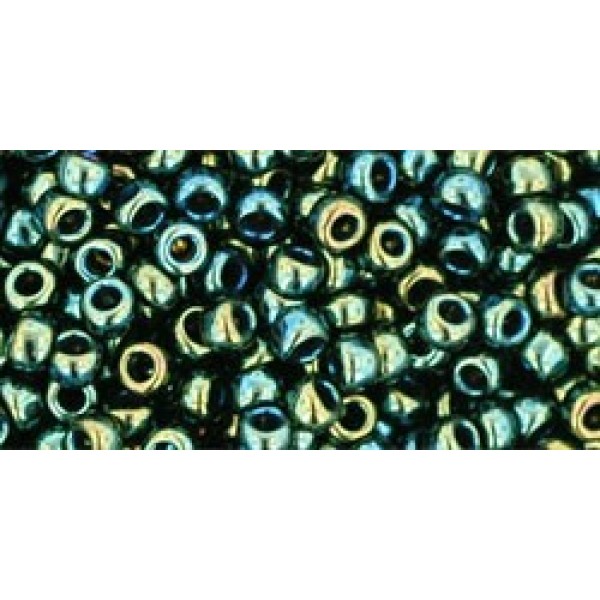 08/0 Toho Metallic Iris Green/Brown 20g