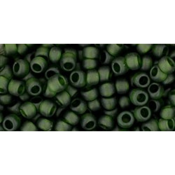 08/0 Toho Transparent-Frosted Olivine 20g