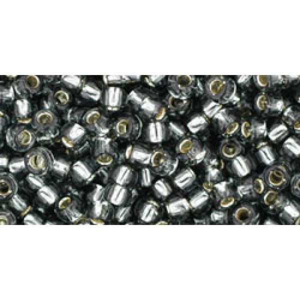 08/0 Toho Silver - Lined Gray 20g