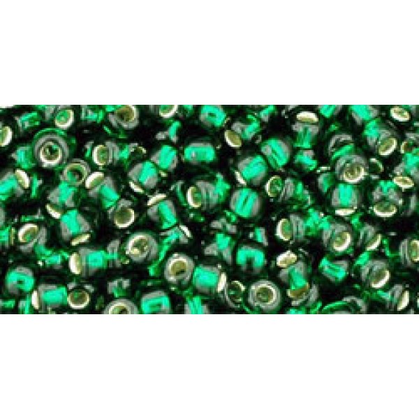 08/0 Toho S/L Green Emerald 20g