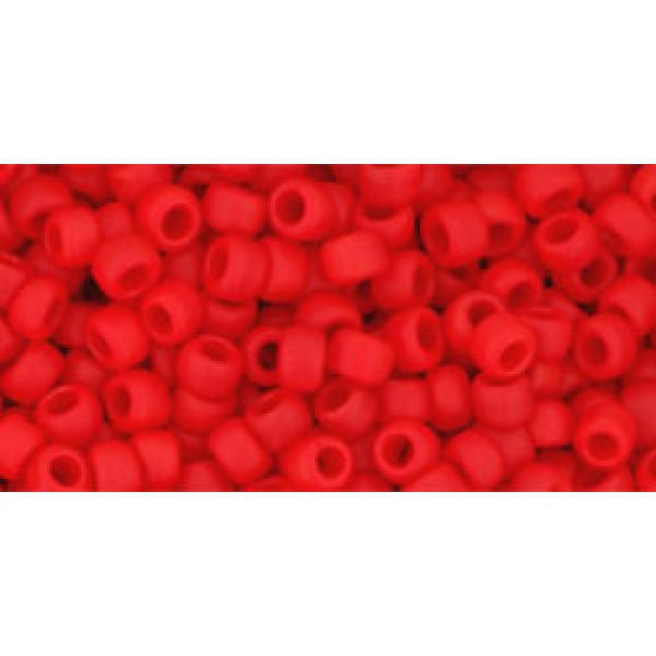 08/0 Toho Opaque-Frosted Cherry 20g