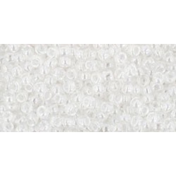 11/0 Toho Trans-Lustered Crystal 20g