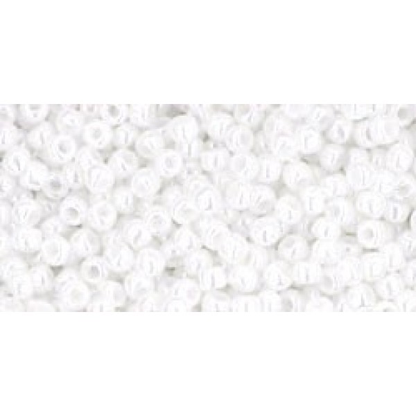 Toho 11/0 Opaque-Lustered White 20g