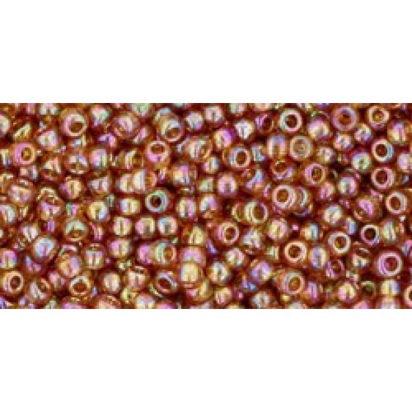 11/0 Toho Trans-Rainbow Topaz 20g