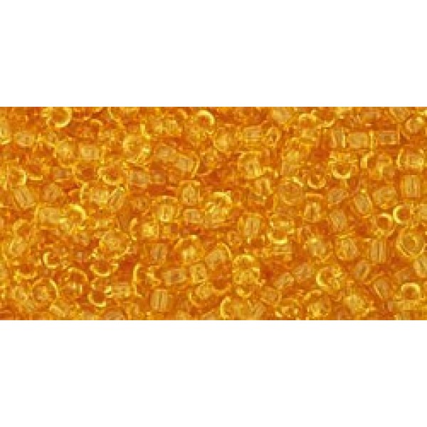 Toho Transparent Lt Topaz 20g