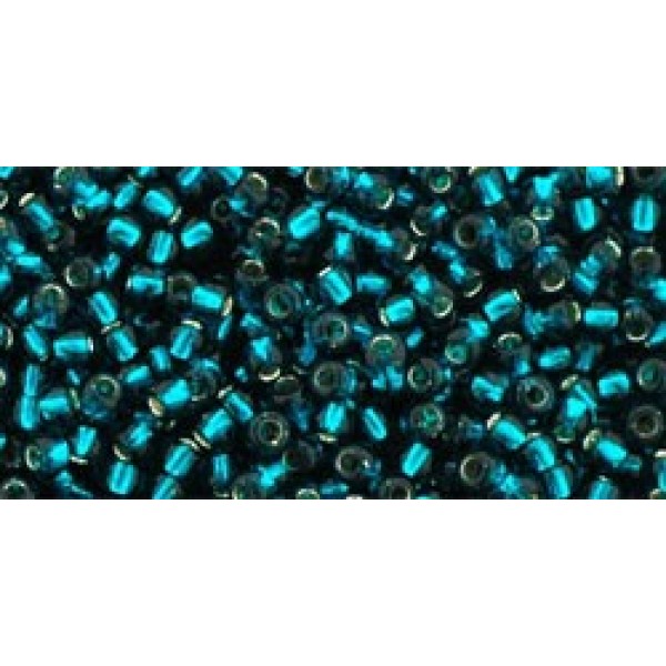 11/0 Toho Silver-Lined Teal 20g