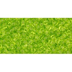 Toho Transparent Lime Green 20g