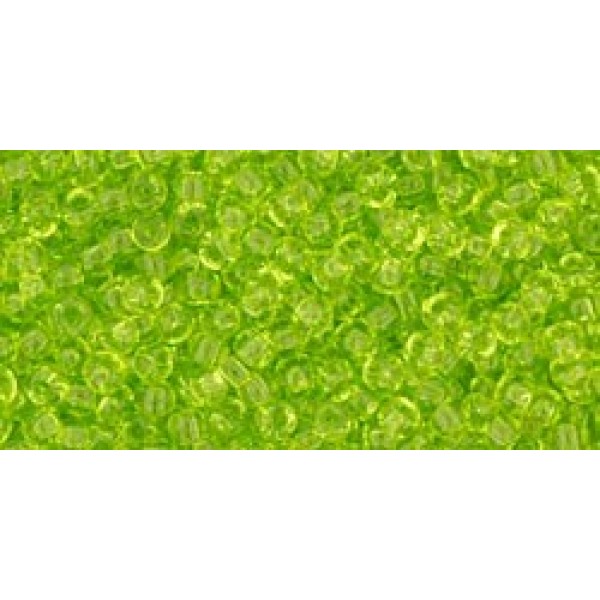 Toho Transparent Lime Green 20g