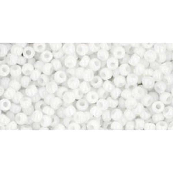 11/0 Toho Opaque White 20g