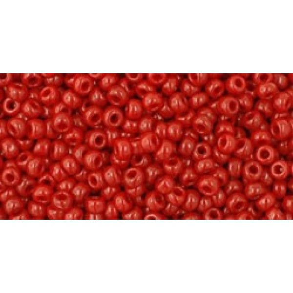 11/0 Toho Opaque Pepper Red  20g