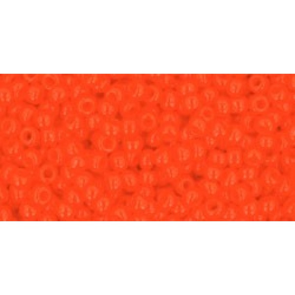 15/0 Toho Opaque Sunset Orange 10g