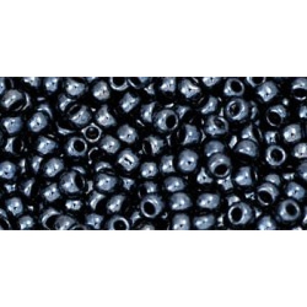 11/0 Toho Metallic Hematite 20g