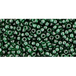 11/0 Toho Transparent Green Emerald 20g