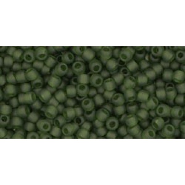 Toho Nr11 Trans-Frosted Olivine 20g
