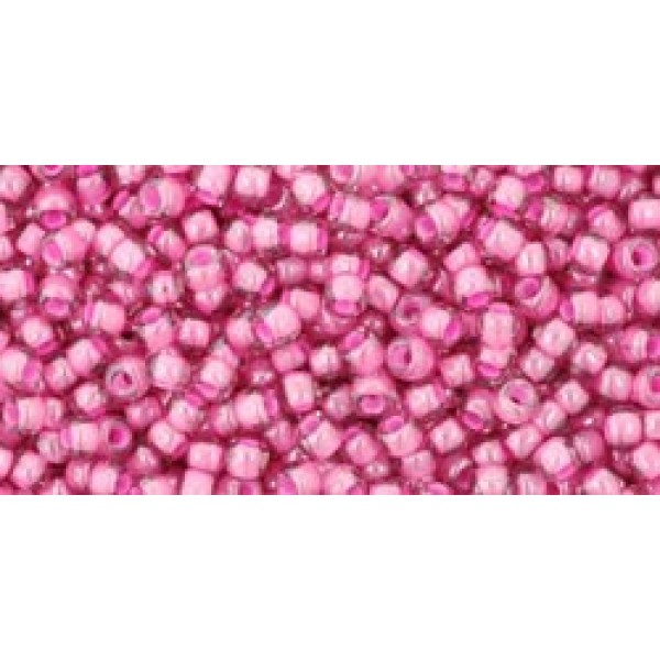 Toho Ins.Color Lt Amethyst/Pink Lined 20g