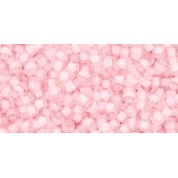 Toho Nr11 Ins.Color Crystal/Neon Rosaline-Lined 20g