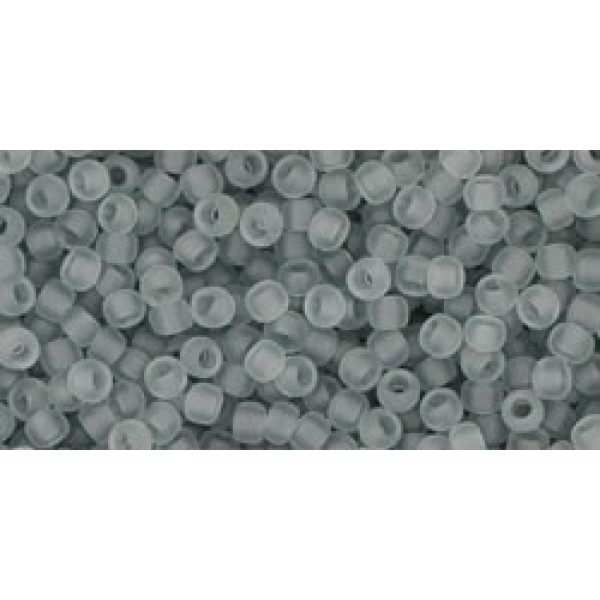 11/0 Toho Transparent-Frosted Lt Gray 20g