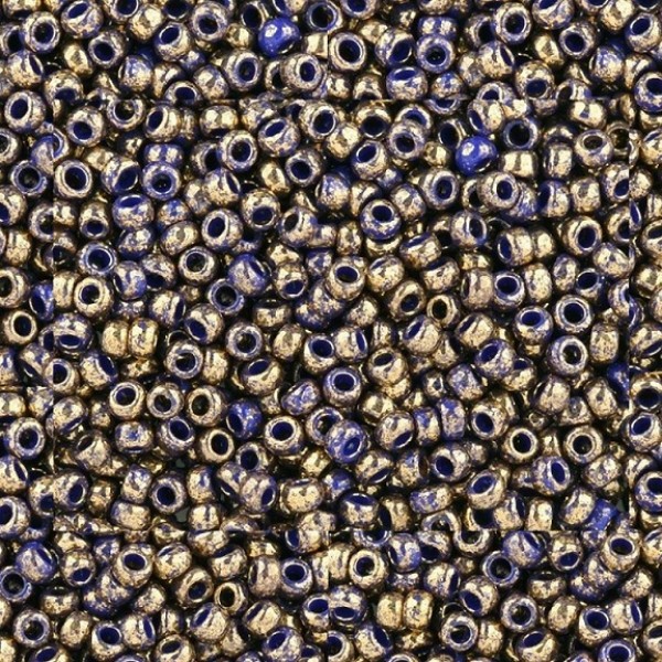 11/0 Toho Gilded Marble Blue TR-11-1701 10g