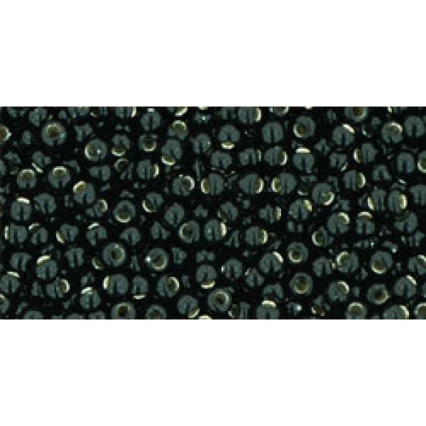 11/0 Toho Silver-Lined Jet, 20g