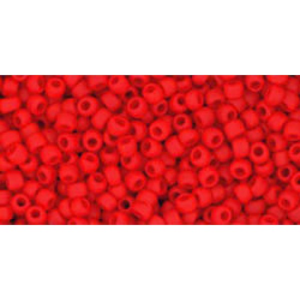 11/0 Toho Opaque-Frosted Cherry 20g