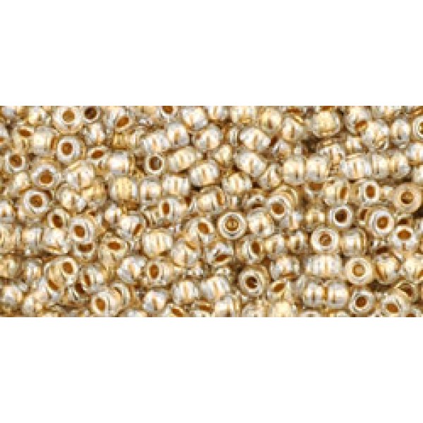 Toho Nr11 Gold-lined Crystal 20g
