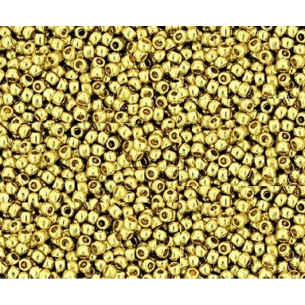 11/0 Toho Galvanized Yellow Gold - Permanent Finish 10g