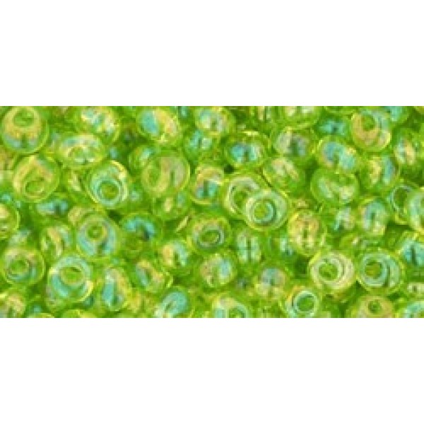 Toho Trans-Rainbow Lime Green 10g