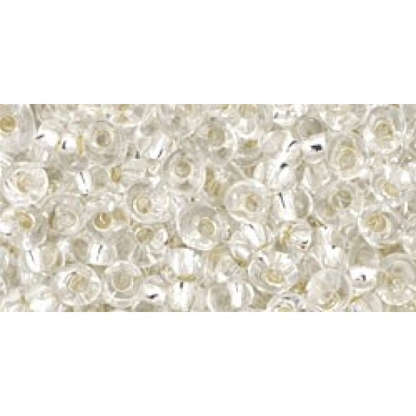 Toho Silver Lined Crystal 10g
