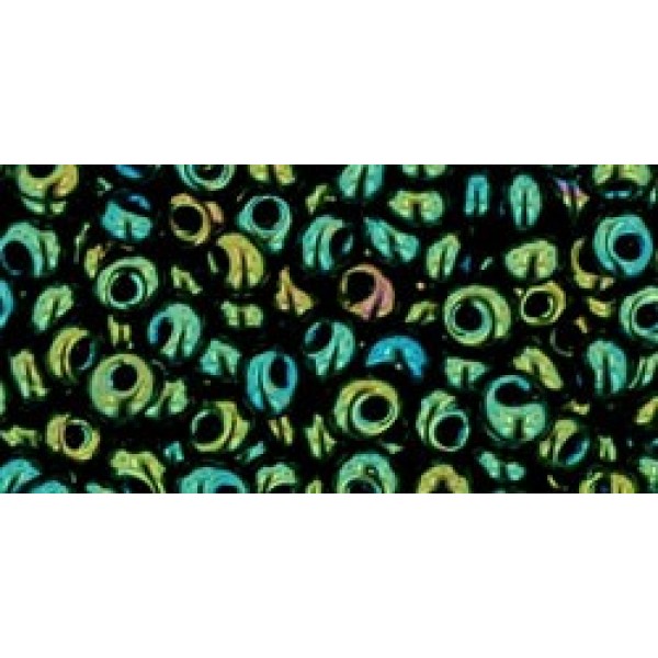 Toho Metallic Iris Green/Brown 3mm 10g