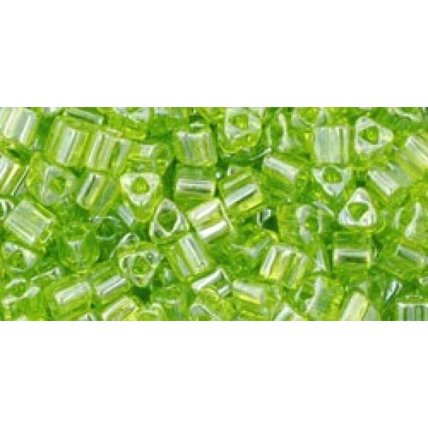 8/0 TOHO Trans Lustered Lime green 10g