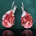 Auskara sagatave SWAROVSKI 4320 Pear shape Fancy Stone (x2)