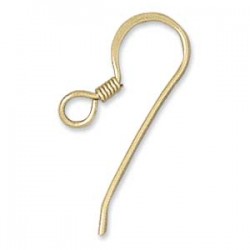 G/F 22mm Flat ear wire (x2)