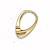 0.4um 24K gold plated Sterling silver Leverback w/ loop (x2)