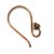 Copper ear wire (x2)