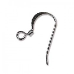 Ear wire, black (x2)