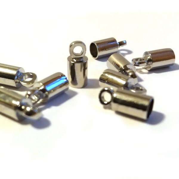 Metāla cepure 9x4mm niķeļa krāsā (x1)