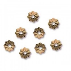 Flower Bead Cap 14K GF (x1)