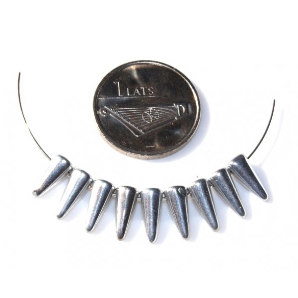 Spaiki 4x10mm Silver (x1)
